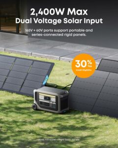 Anker SOLIX F3000+BP3000 6kWh Portable Power Station
