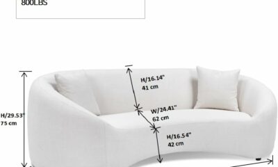 mr.waiba 93-Inch Curved Sofa product image