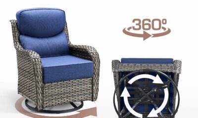 Rilyson 6-Piece Patio Conversation Set with Swivel Rockers product image