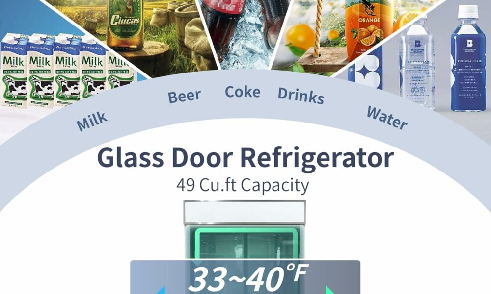 ICECASA 54-Inch 49 Cu.ft Commercial Display Refrigerator product image