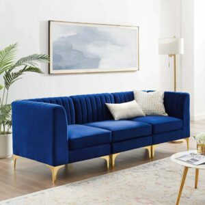 Modway EEI-4347 Triumph Channel Tufted 3-Seater Sofa