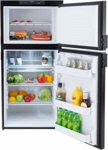RecPro RV Refrigerator 6.3 Cu Ft 3-Way (110V/12V/Propane)
