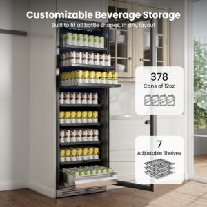 Yeego 24-Inch Beverage Refrigerator 378 Cans