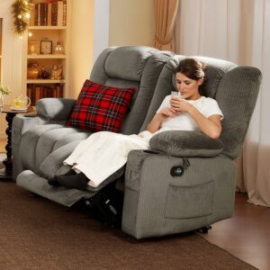 MCombo PR648SET Power Reclining Sofa with Heat and Massage
