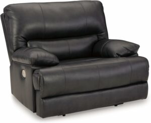 Signature Design by Ashley Mountainous Power Recliner with Adjustable Headrest and USB Ports