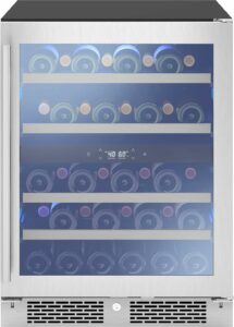 Zephyr Presrv 24-Inch 37-Bottle Dual-Zone Wine Cooler (ADA)
