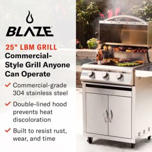 Blaze Outdoor Products Prelude LBM 32-Inch 4-Burner Built-In Gas Grill