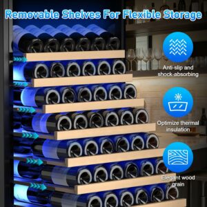 Velivi 24-Inch Wine Cooler 176-Bottle Single Zone