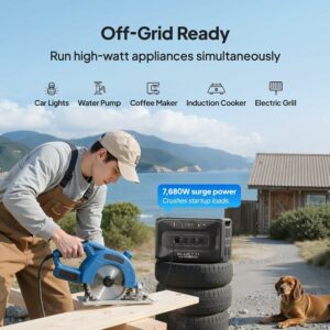 BLUETTI Apex 300 2764.8Wh Solar Generator with 2 200W Panels