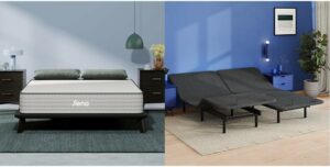 Siena 10-Inch Hybrid Firm King Mattress & Adjustable Base