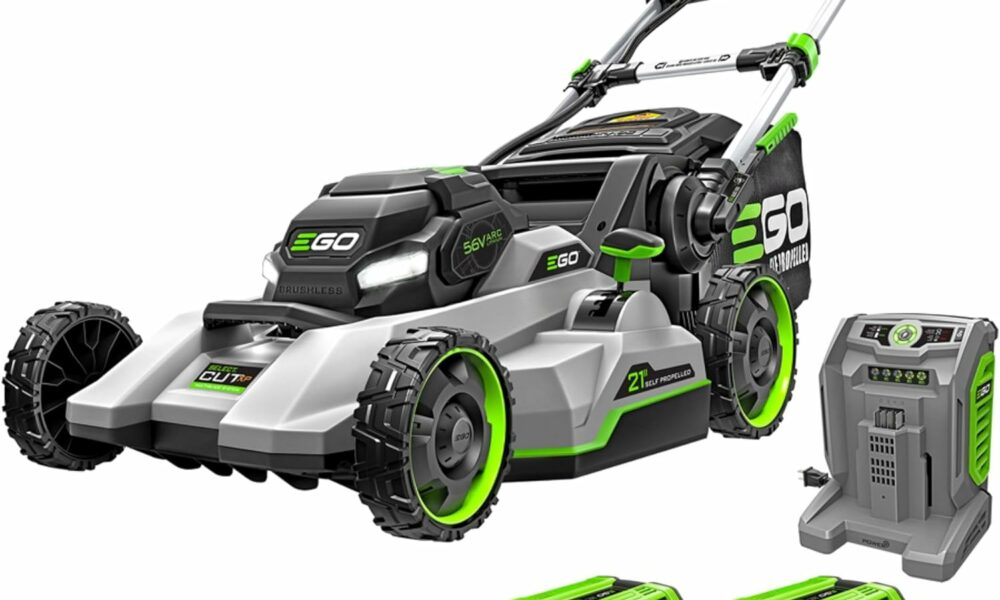 EGO Power+ LM2156SP Self-Propelled Cordless Lawn Mower (2-Battery) product image