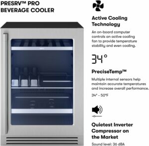 Zephyr 24-Inch 7-Bottle Beverage Cooler