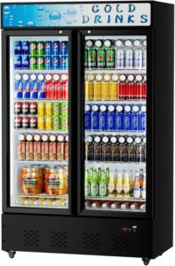 ECEVT 30 Cu.ft. Glass Door Beverage Refrigerator