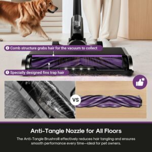 Eureka NEC440BK Cordless Stick Vacuum with 60-Min Runtime