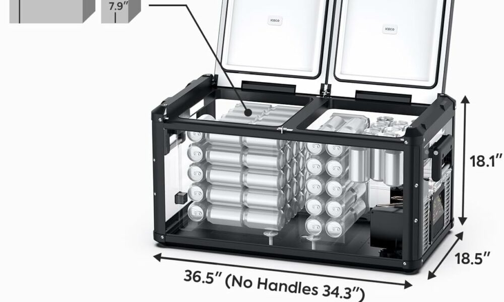ICECO VL75 ProD 75L Dual Zone Portable Refrigerator product image