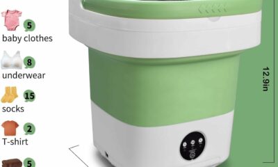 BENCHRY Portable Washing Machine with Spin Basket, 16L Capacity product image
