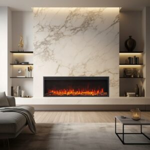 Legend Flame 60-Inch Recessed Electric Fireplace Insert 1500W Heater product image