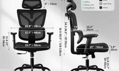ALLGOD Ergonomic Office Chair with Lumbar Support and Adjustable Armrests product image