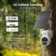 Hiseeu 4G LTE Security Camera Solar Powered 2K PTZ Outdoor (1-Pack) product image
