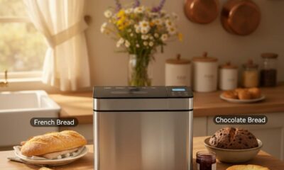 MERIOR Bread Maker with Visible Lid 2lb Automatic Machine product image