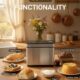 MERIOR Bread Maker with Visible Lid 2lb Automatic Machine product image