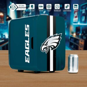 Ukonic 15-Can Mini Fridge 10L AC/DC Portable Cooler