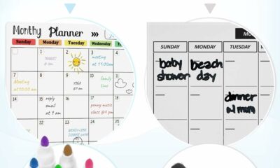hivillexun Magnetic Dry Erase Calendar Whiteboard Set (3-Pack) product image
