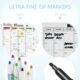 hivillexun Magnetic Dry Erase Calendar Whiteboard Set (3-Pack) product image