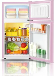 Saeoola 3.2 Cu.Ft Mini Fridge with Freezer product image