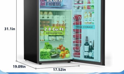 COWSAR 3.2 Cu.Ft Compact Refrigerator with Freezer product image