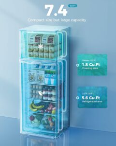 EUHOMY 7.4 Cu.Ft. Refrigerator with Freezer product image