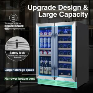 Velieta 24-Inch Dual Zone Wine Cooler