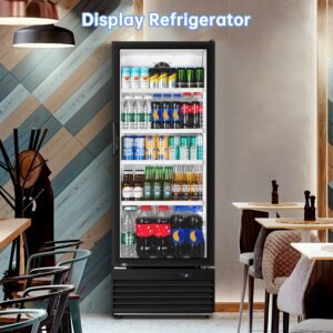 Velieta 24.5-Inch 15 Cu. Ft. Commercial Beverage Refrigerator