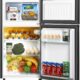 HAILANG 3.2 Cu.Ft Mini Fridge with Freezer (2-Door) product image