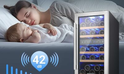 BODEGA 15-Inch 30-Bottle Dual Zone Wine Cooler product image