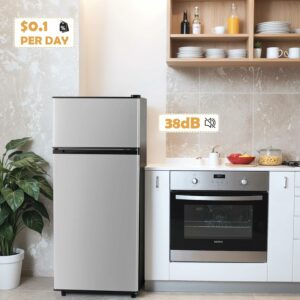 Manastin 4.5 Cu.Ft Mini Fridge with Freezer