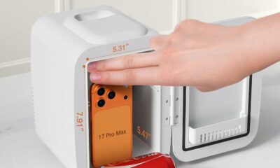 CROWNFUL 4-Liter Portable Mini Fridge Cooler and Warmer product image