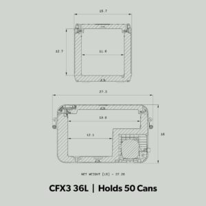 Dometic CFX3-35L 35-Liter Portable Freezer product image
