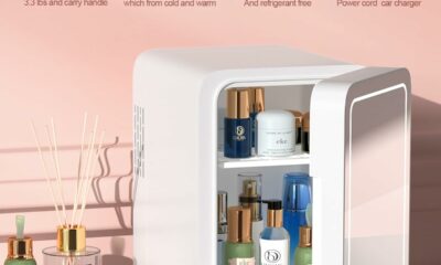CUTIEWORLD 4L Mini Fridge with Mirror (Cooler & Warmer) product image