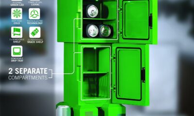 Ukonic Minecraft Legends Creeper 8L Mini Fridge product image