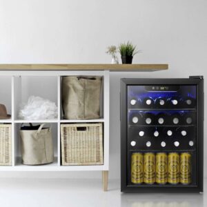 Antarctic Star 16-Bottle Wine Cooler 2.4 Cu. ft Beverage Refrigerator