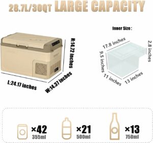 Alpicool GE30 30-Quart Portable Car Refrigerator product image