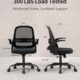 LukkDys Ergonomic Mesh Office Chair with Flip-Up Arms, Adjustable Height, BIFMA Certified product image