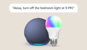 Amazon Echo Dot with Smart Bulb Bundle