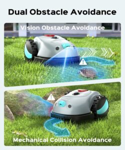 YARDCARE V100 Robot Lawn Mower with HD Vision for Lawns up to 1,600 sq ft product image