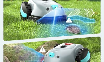 YARDCARE V100 Robot Lawn Mower with HD Vision for Lawns up to 1,600 sq ft product image