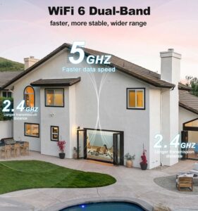 GBIUT Indoor Security Camera 2K with 360° Pan-Tilt (2-Pack) product image