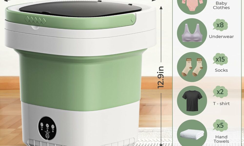 Minwoch Portable Washer 16L with Deep Clean Modes product image