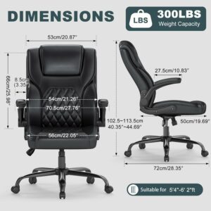 AnyGod Executive Ergonomic Office Chair with Flip-up Armrests and Lumbar Support product image