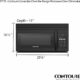 CONTOURE RV-450BK-OTR 1.6 Cu.Ft 1000W Convection Microwave Oven product image